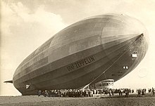 LZ 127 „Graf Zeppelin“ am 5. Oktober 1930 in Mockau