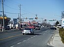 Northbound MD 12 at intersection with College Avenue/Beaglin Park Drive in Salisbury