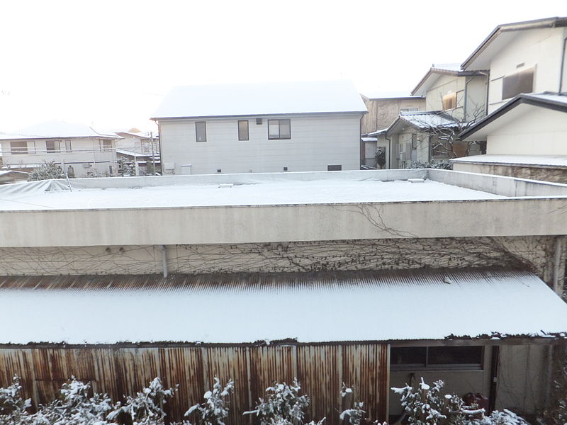 File:MIdorigaokatown Nishi1 MIkciity Hyogopregf in snow in 2013 No,2.JPG