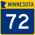 Trunk Highway 72 Markierung