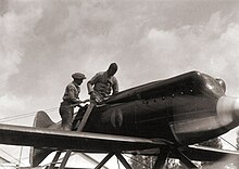 An M.39 undergoing engine tests, circa 1926 Macchi M.39 testing.jpg