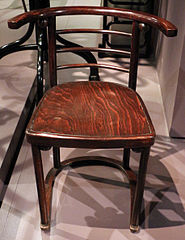 Chair for the Caberet Fledermaus (1906–14)