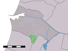 Kaart van Santpoort-Zuid