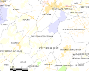 Poziția localității Saint-Georges-de-Bohon