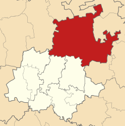municipalità metropolitana della Città di Tshwane – Mappa