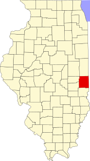 Map of Illinois highlighting Edgar County.svg