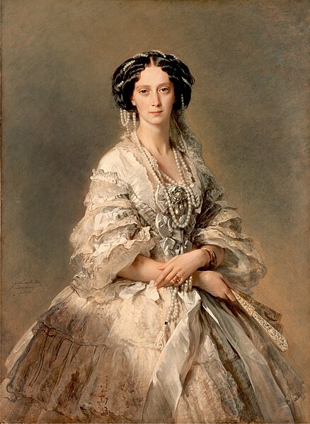 Portrait by Franz Xaver Winterhalter, 1857