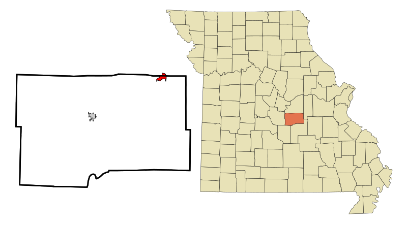 File:Maries County Missouri Incorporated and Unincorporated areas Belle Highlighted.svg