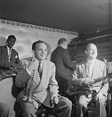 Marty Marsala und Bud Freeman. Foto: William P. Gottlieb.