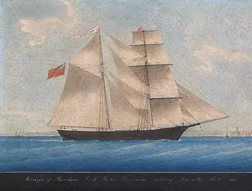 Mary Celeste as Amazon in 1861