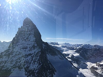 Matterhorn from the plane