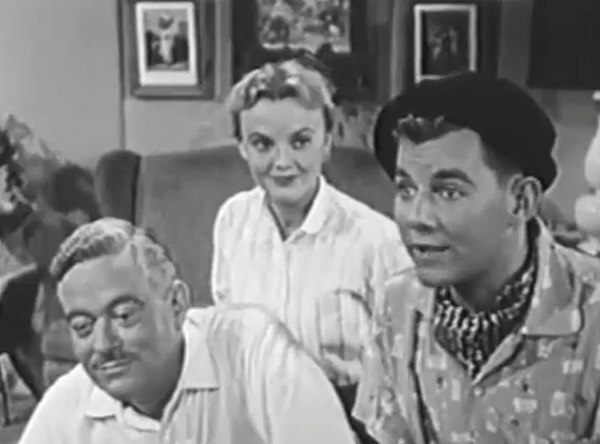 Eldredge with Ann Baker and Robert Ellis in Meet Corliss Archer, 1955