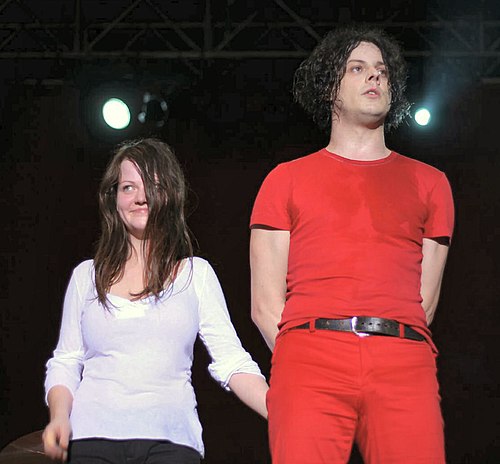 Jack was a member of the duo the White Stripes (pictured with bandmate Meg White) before the production of Blunderbuss.