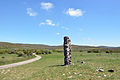 Menhir du Landre sur le causse de Blandas