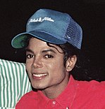 Michael Jackson nel 1988 in un momento di pausa durante la promozione dell'album