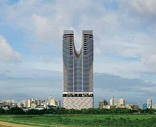 <span class="mw-page-title-main">Lokhandwala Minerva</span> Supertall Residential skyscraper in Mahalaxmi, Mumbai India