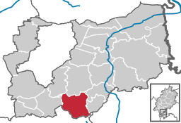 Läget för Modautal i Landkreis Darmstadt-Dieburg