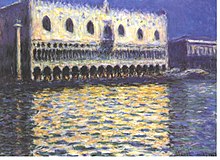 Claude Monet, Il palazzo Ducale a Venezia (1908 circa); olio su tela, 81,3×99,1 cm, Brooklyn Museum, New York, Stati Uniti