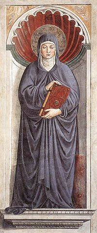 Pyhä Monica, Benozzo Gozzoli, 1464–65