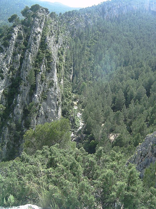 Lands around Moratalla and river Alharabe.