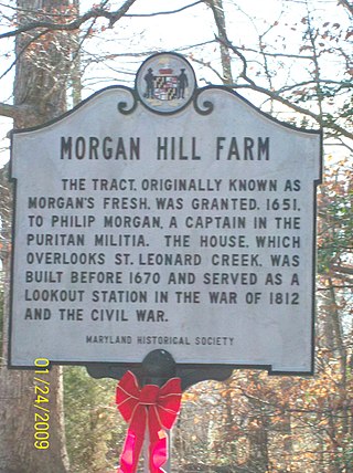 <span class="mw-page-title-main">Morgan Hill Farm</span> Historic house in Maryland, United States