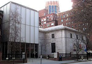 Morgan Library & Museum: Geschichte der Bibliothek, In der Bibliothek vereinigte Sammlungen, Gebäude und Anbauten