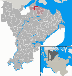 Munkbrarup Place in Schleswig-Holstein, Germany