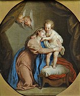 Vierge à l'Enfant by Charles Antoine Coypel. 1740