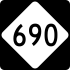 North Carolina Highway 690 işaretçisi