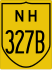 National Highway 327B marker