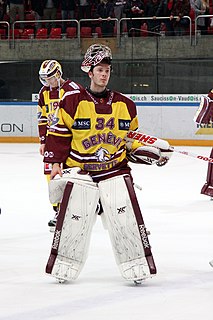 Gauthier Descloux Swiss ice hockey player