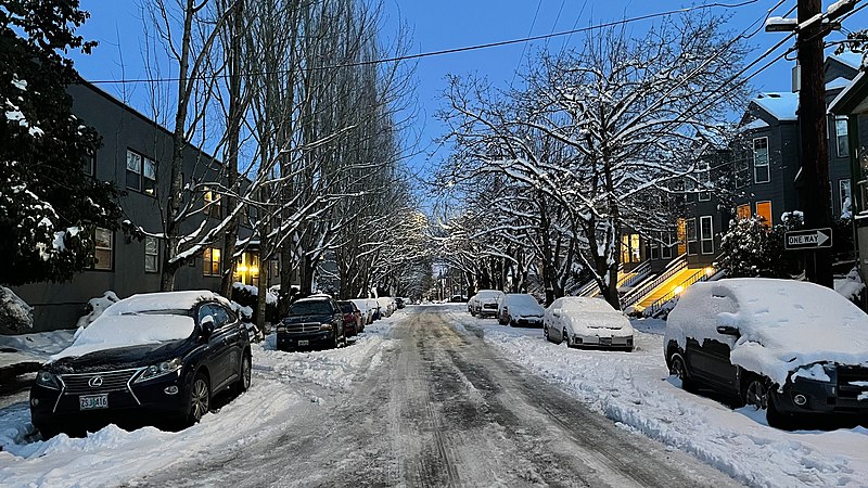 File:NW Portland after the February 2023 snowstorm.jpeg