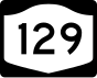 Značka New York State Route 129