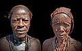 Namibia Himba tribe chief and mother