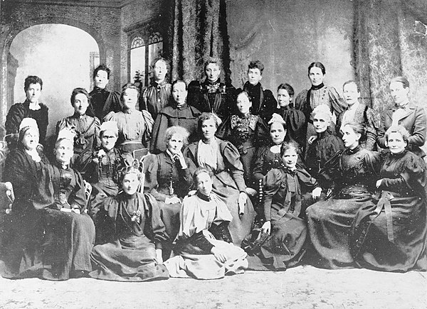 National Council of Women at the inaugural meeting in Christchurch in April 1896