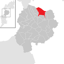 Poloha obce Neckenmarkt v okrese Oberpullendorf (klikacia mapa)