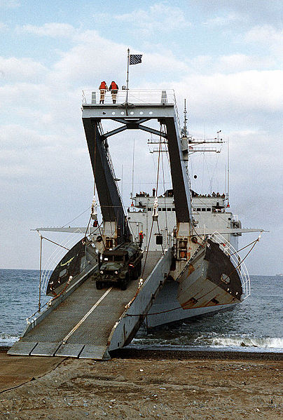 File:Newport-class LST during Team Spirit 1982.jpg