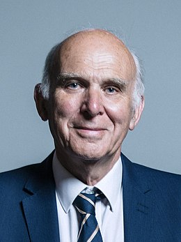 Official portrait of Sir Vince Cable crop 2.jpg