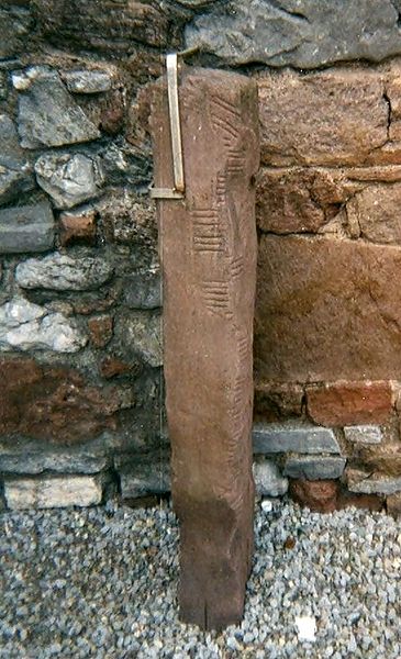 File:Ogham Stone Rathass Church Tralee Kerry.jpg