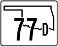 File:Oklahoma State Highway 77D.svg