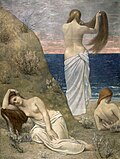 Pierre Puvis de Chavannes, Jeunes Filles au bord de la mer, Paris, Musée d'Orsay, 1879.