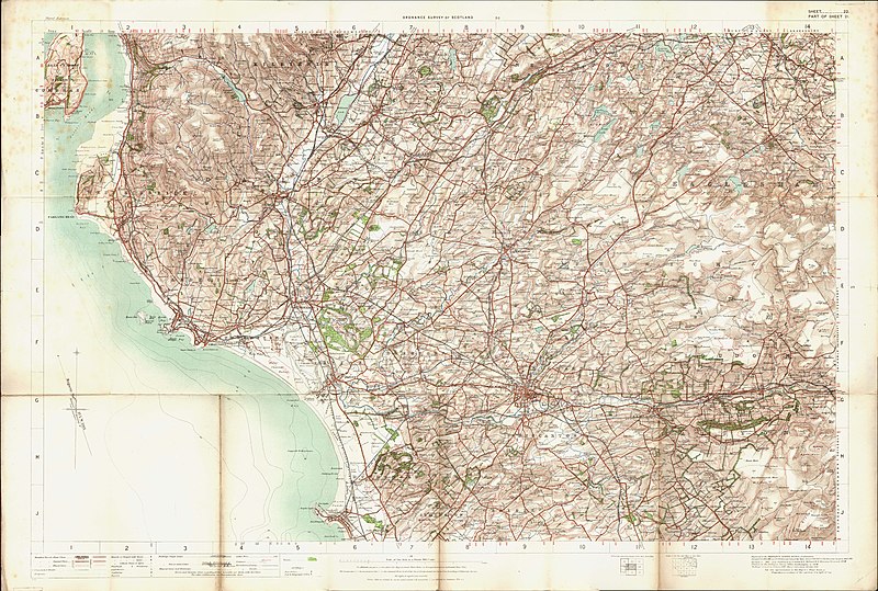 File:Ordnance Survey One-Inch Sheet 22 Kilmarnock, Published 1906.jpg