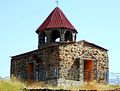 The shrine of Surb Grigor on Didikond Hill overlooking the village