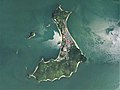 大島 (香川県高松市)（高松市）付近の空中写真。（2007年撮影）