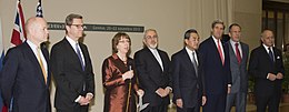P5 + 1 Membres avec l'Iran à Genève, 2013.jpg Novembre
