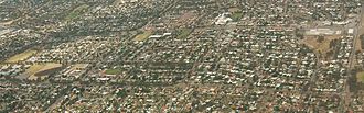 Aerial image of Para Vista, looking north; Wright Road is the east-west road at the bottom Para vista.jpg