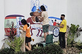 A collaborative mural project of BHSAC, PH-WC, PB and KAGI.