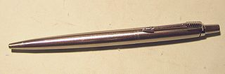 <span class="mw-page-title-main">Jotter</span> Retracting refillable ballpoint pen by Parker