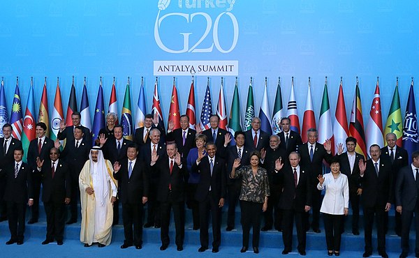 Leaders of most regional powers during the 2015 G-20 Summit