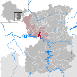 Läget för kommunen Paska i Saale-Orla-Kreis
